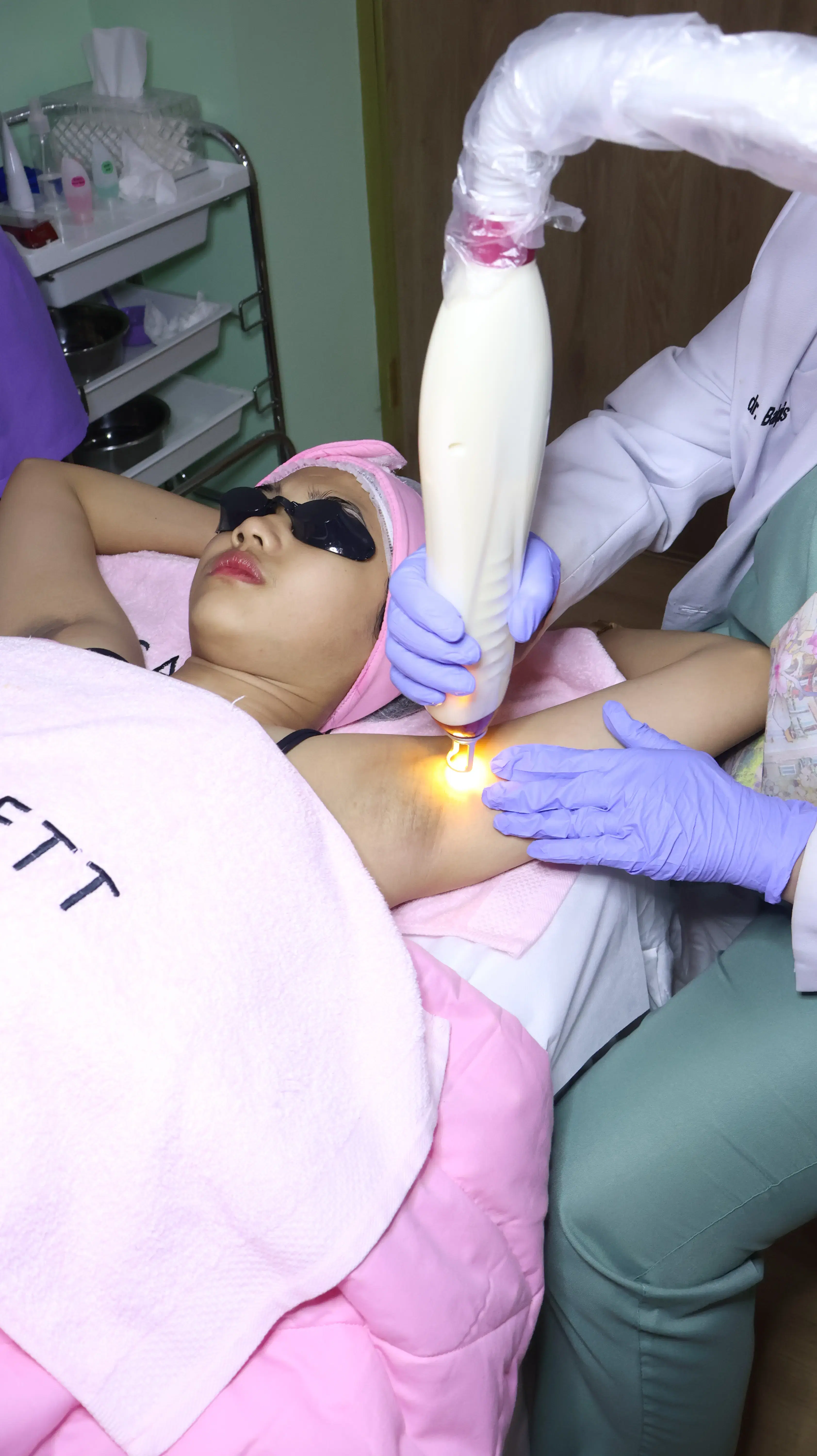 Underarm Rejuvenation C-Plus Laser treatment